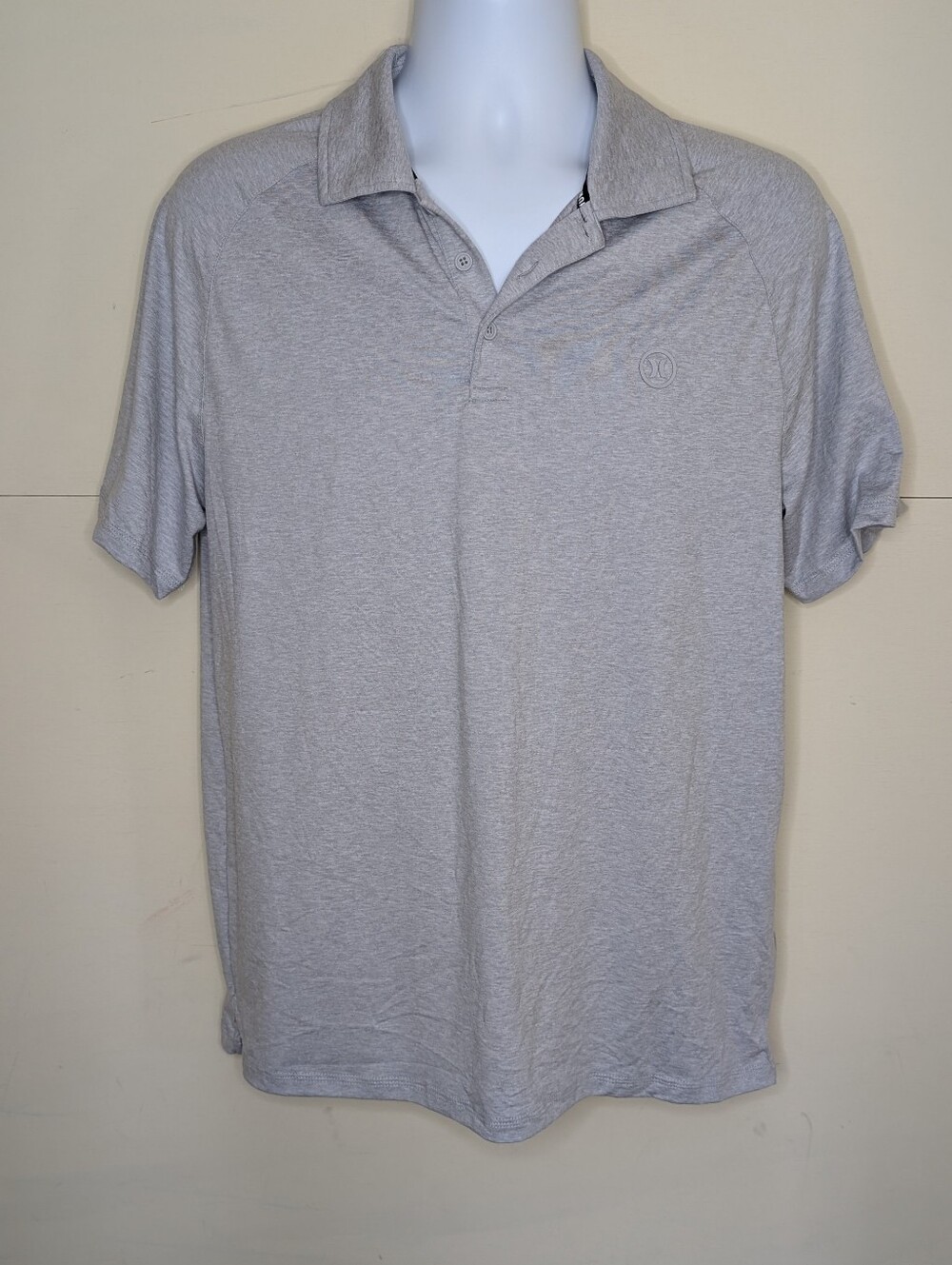 Hurley Short Sleeve Polo Light Gray